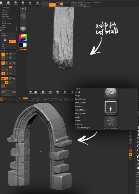 creating game assets in zbrush