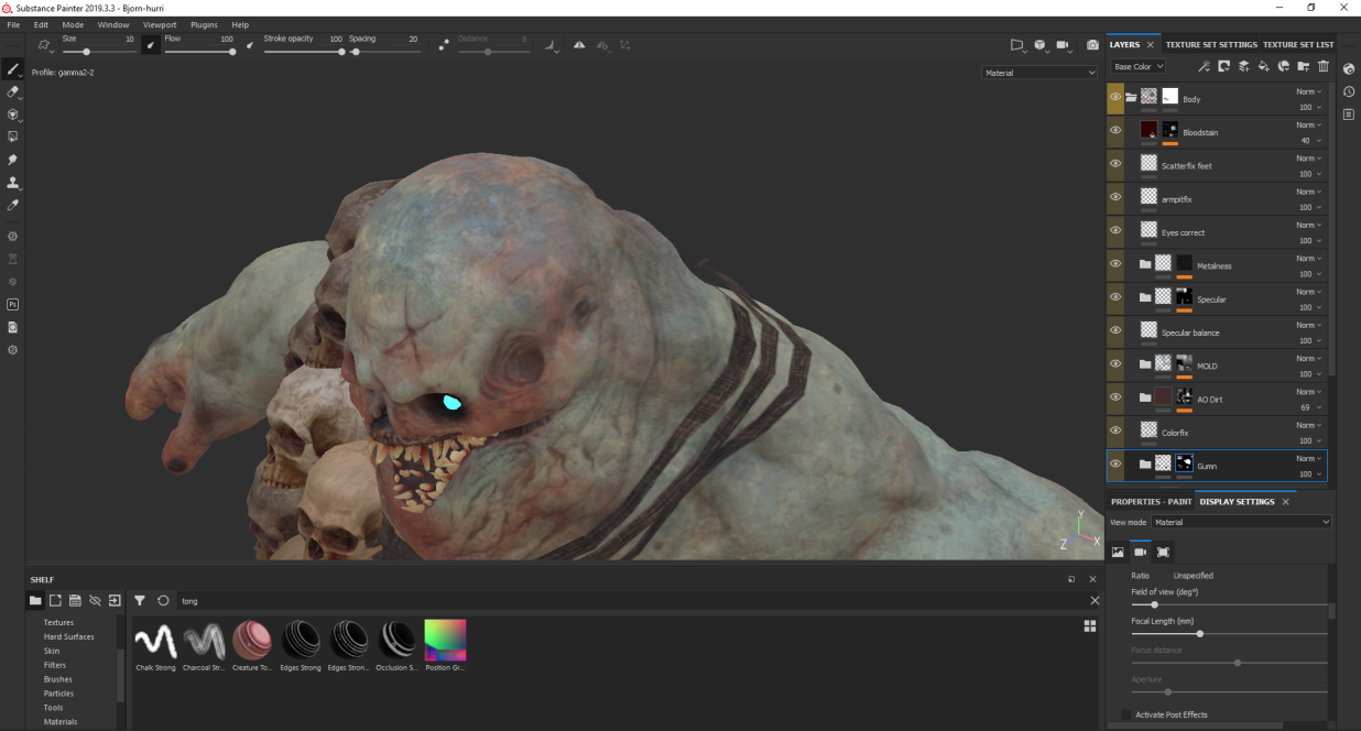 Glutton: 3D Creature Production and Presentation