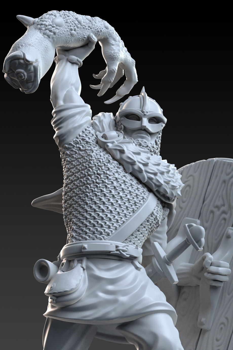 miniatures sculpted with zbrush