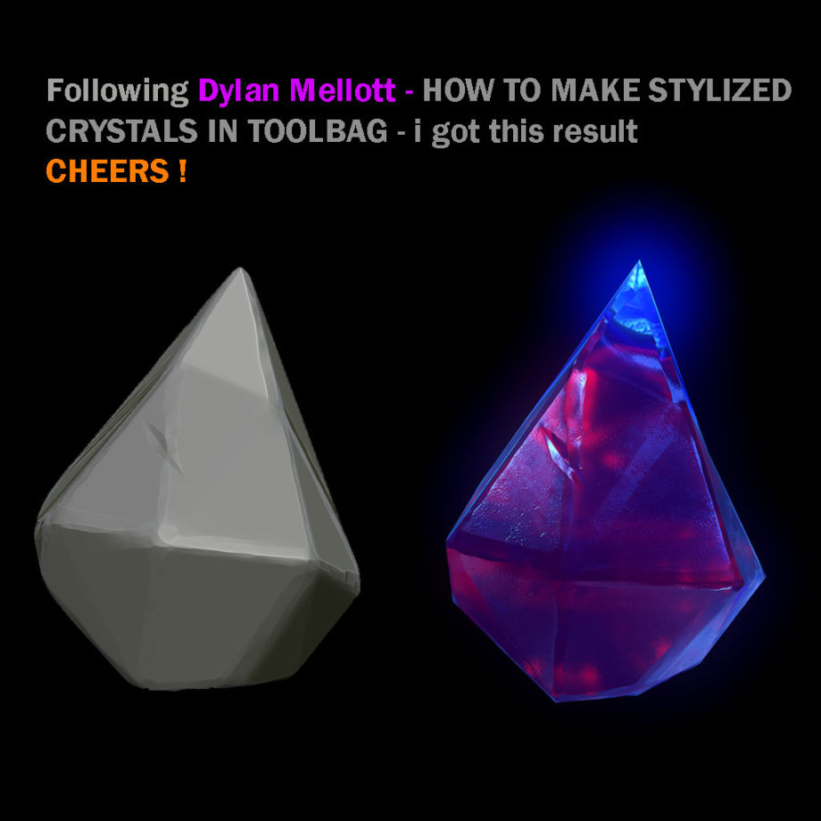 how to make crystals in zbrush