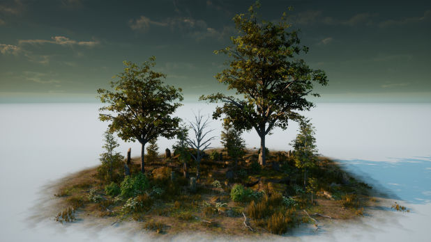 Black Qualls Cave: Making Vegetation In SpeedTree And Substance Tools