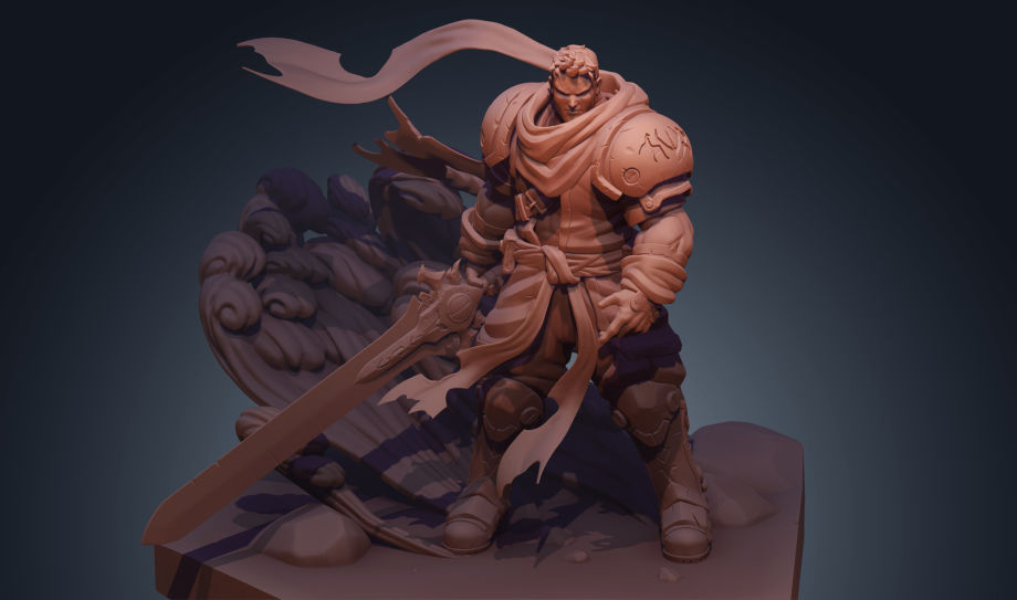 stylised character sculpting in zbrush