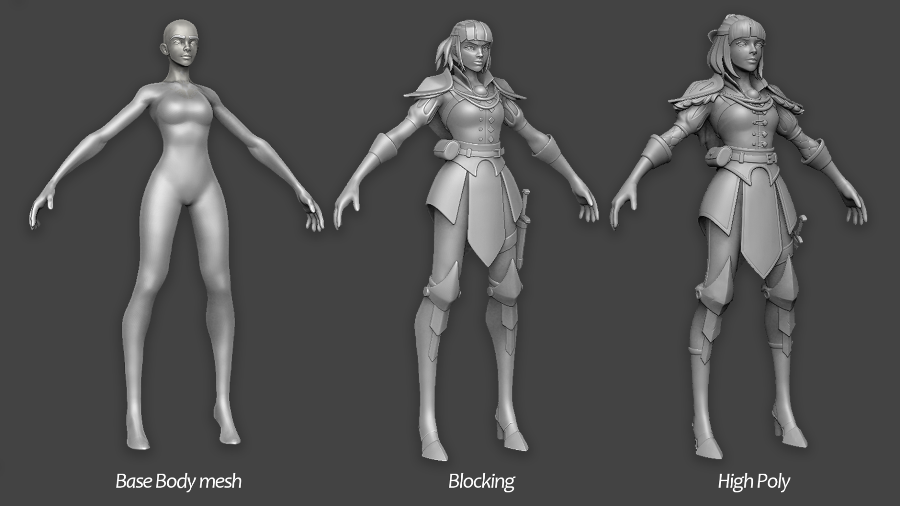 Creating a Stylized Snow White Warrior in ZBrush & Maya