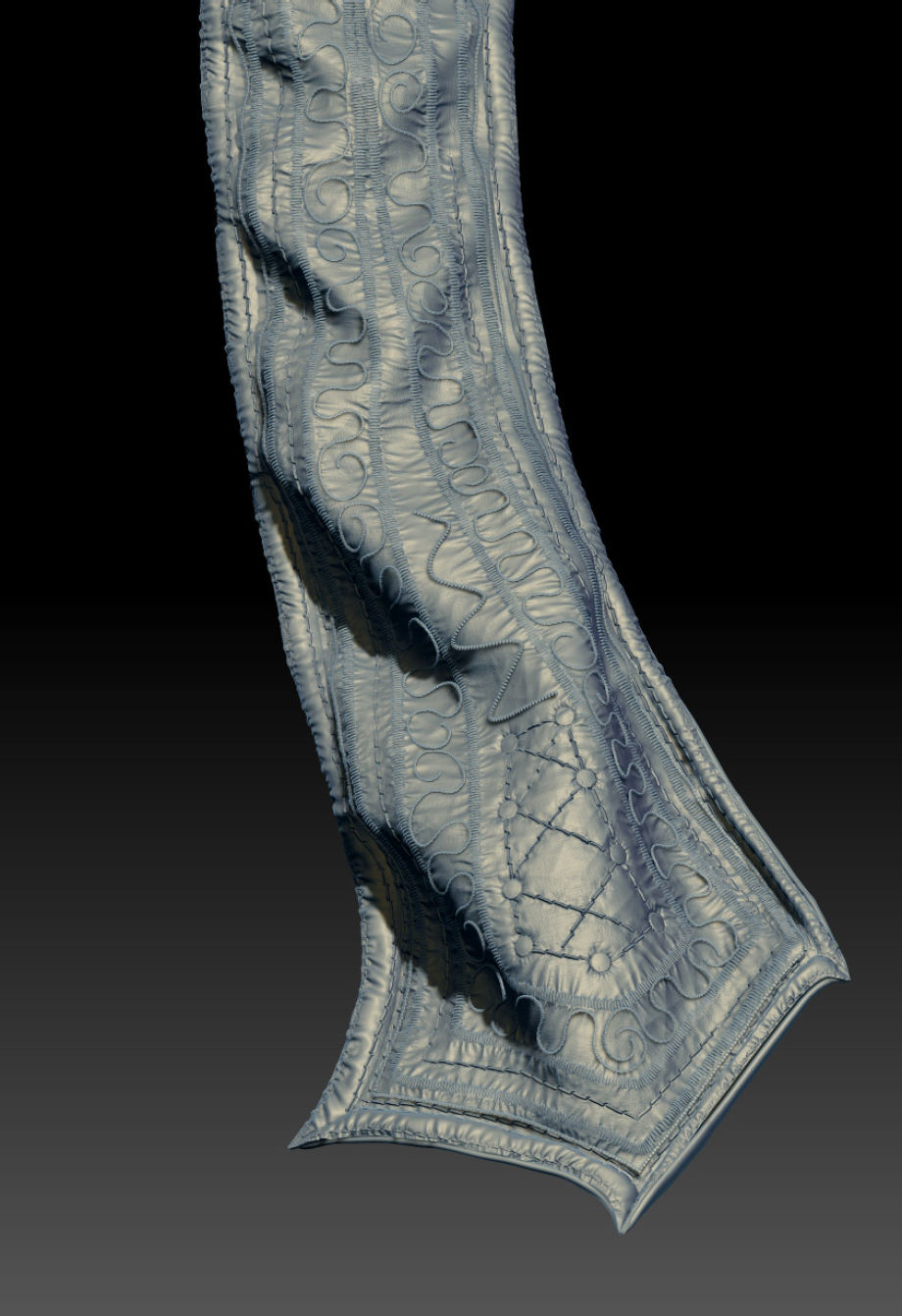how to create complicated fabric in zbrush
