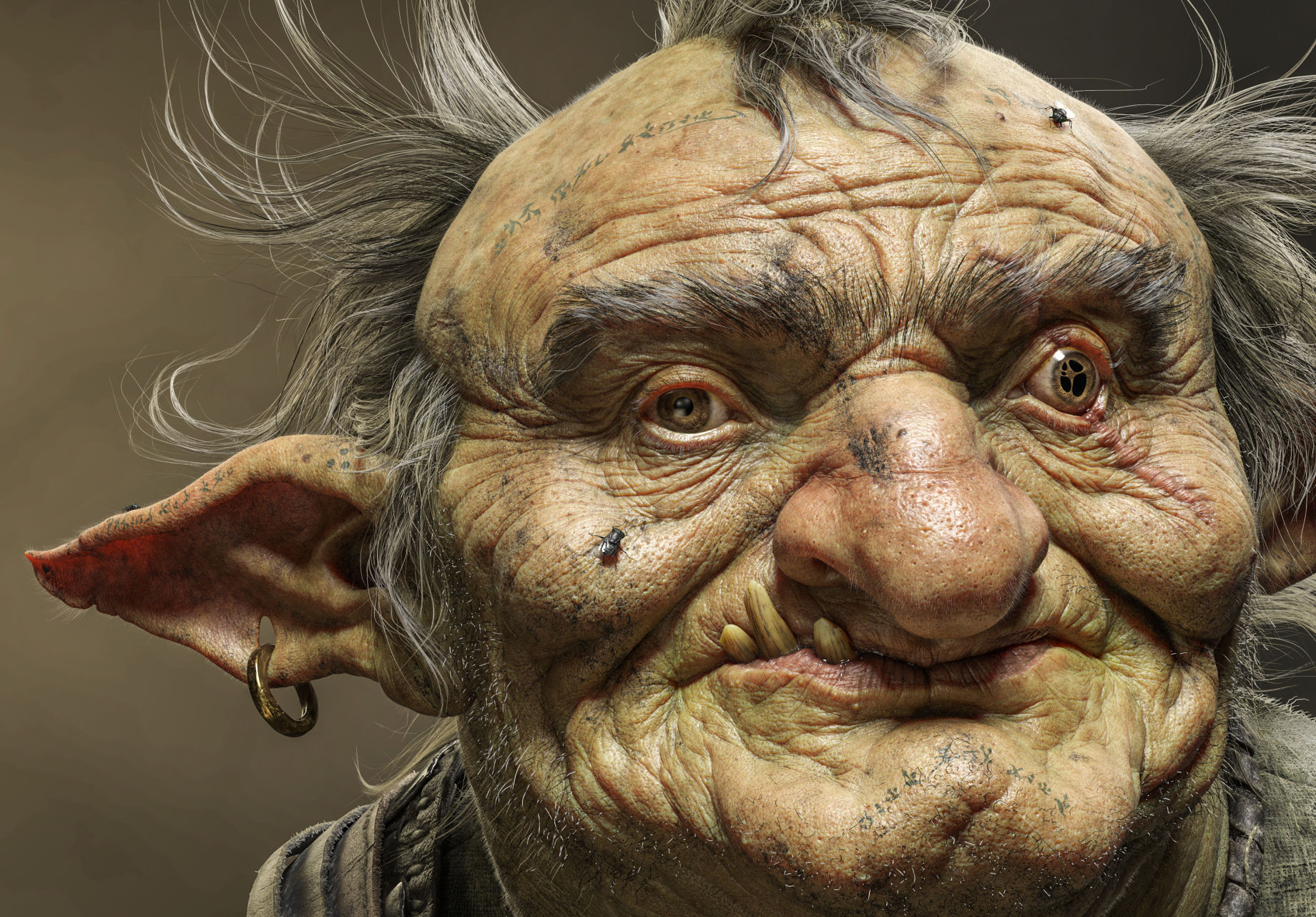 Working on a Realistic Goblin: Face & Armor Sculpting Workflows