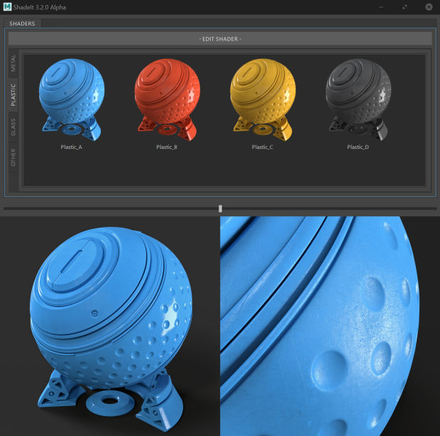 ShadeIt Material Library for Maya Available