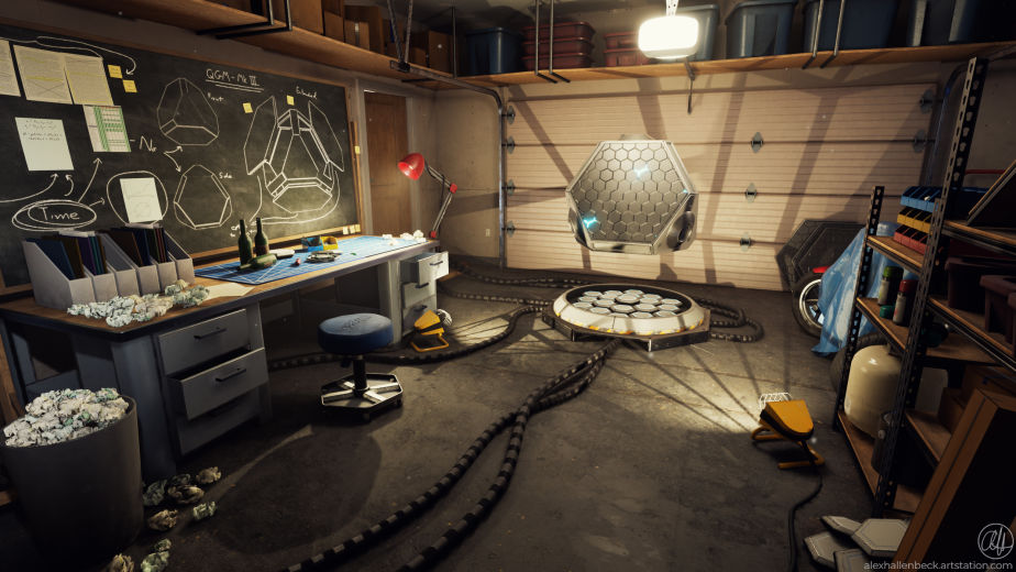 Quantum Garage: Environment Production in UE4 and Blender