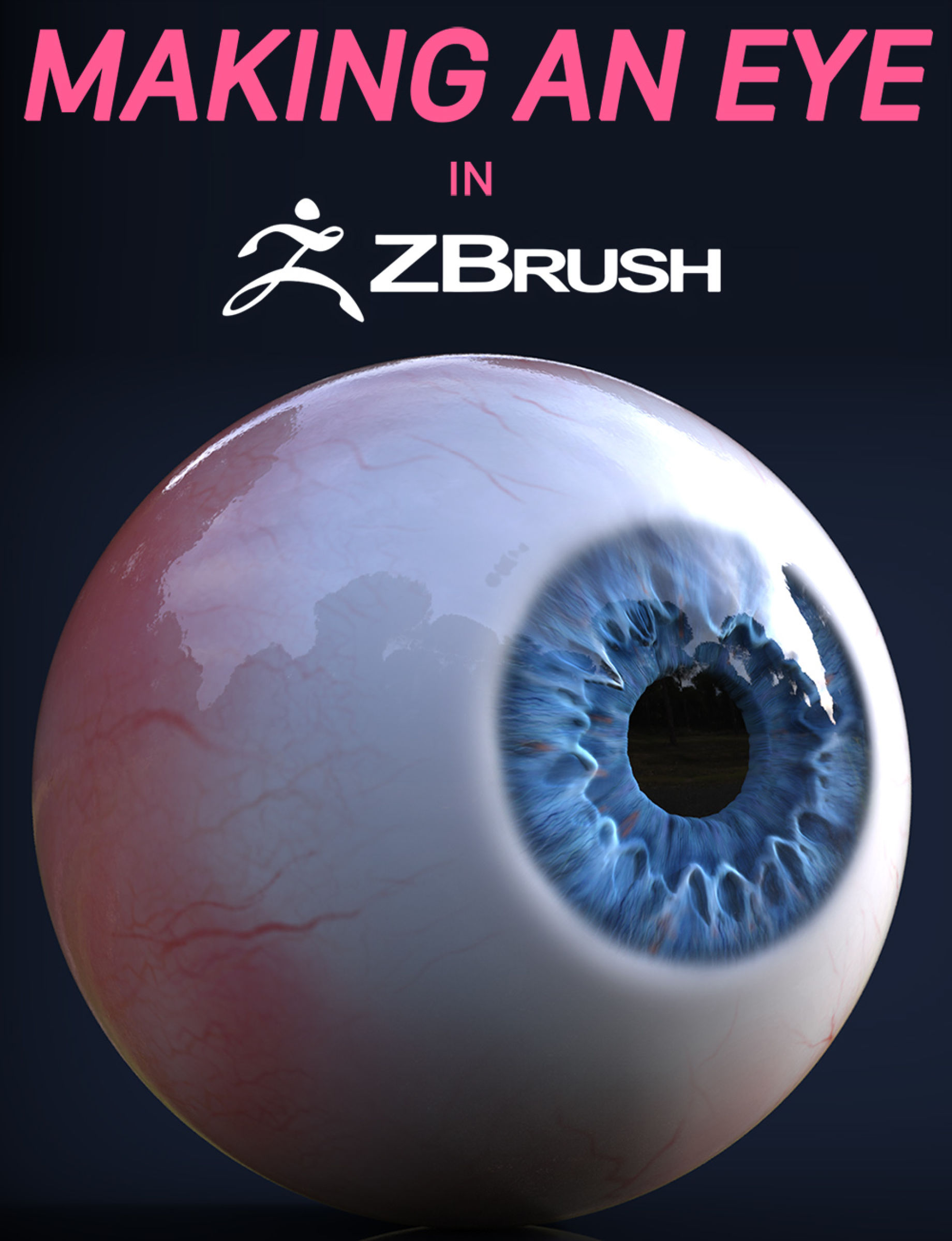 how to move eye sphere back zbrush