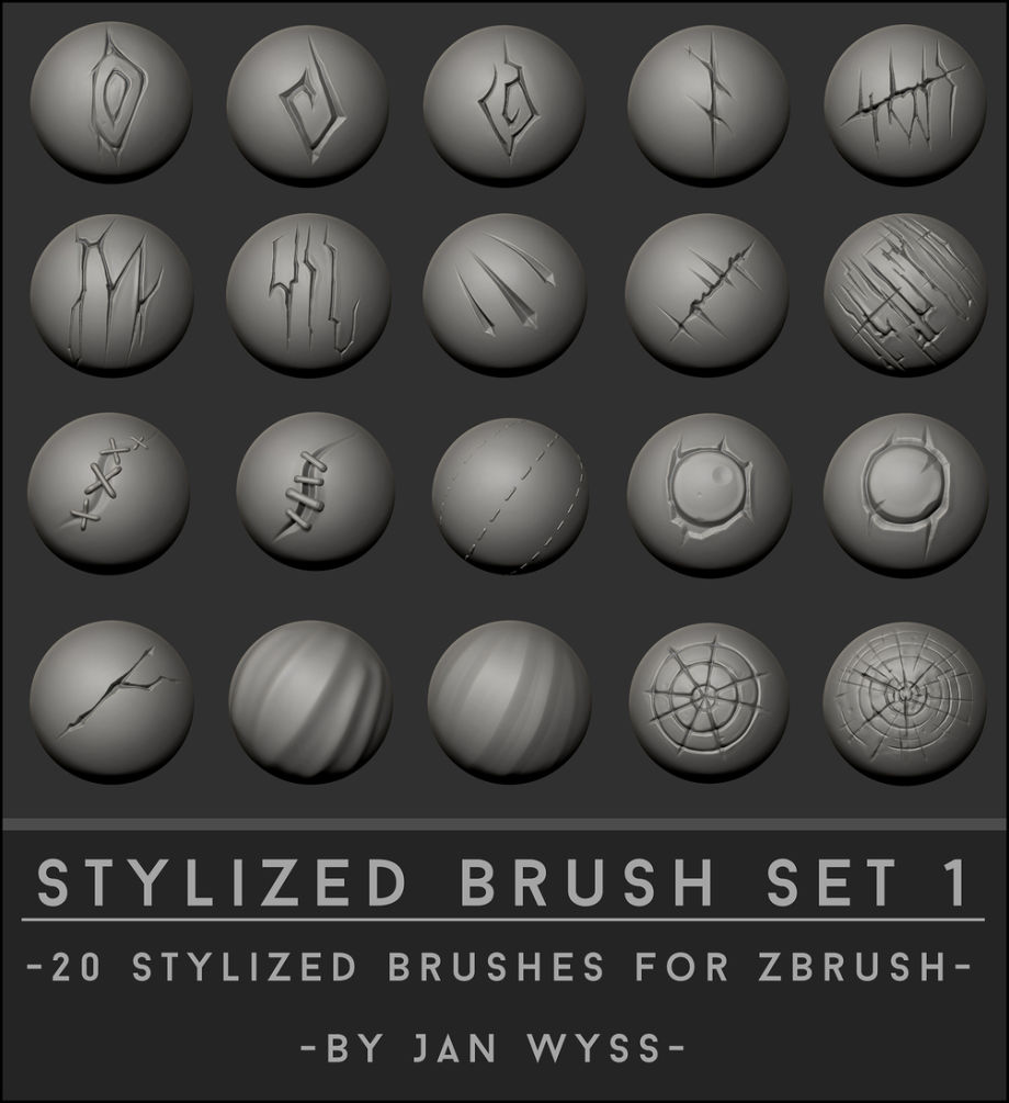 skin brushes for zbrush by rafa souza