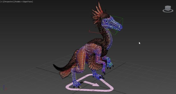 Modeling Dinosaurs in 3ds Max & ZBrush