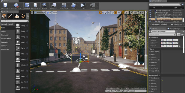 Creating a Commercial Modular Street Pack in UE4