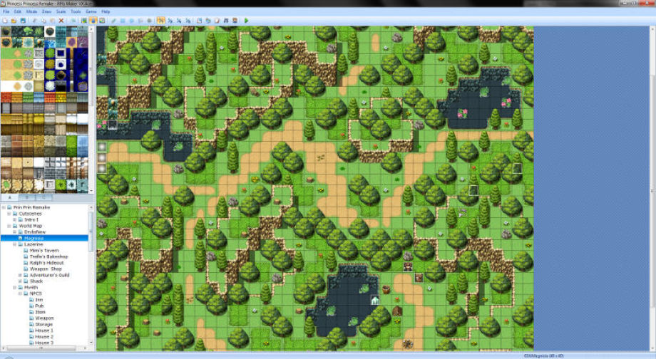 how to make a pokemon game with rpg maker vx ace