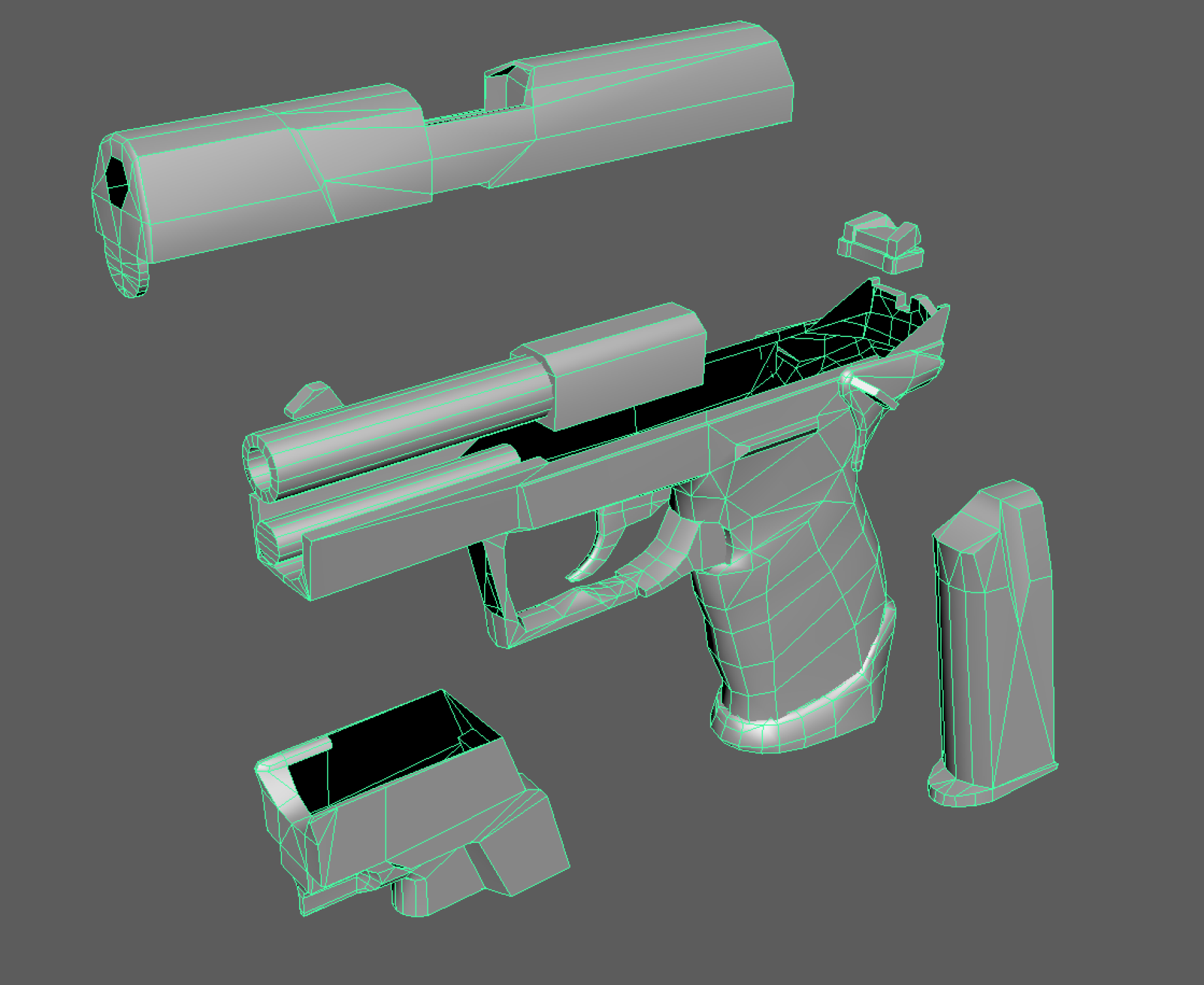 how to make a rifle in zbrush