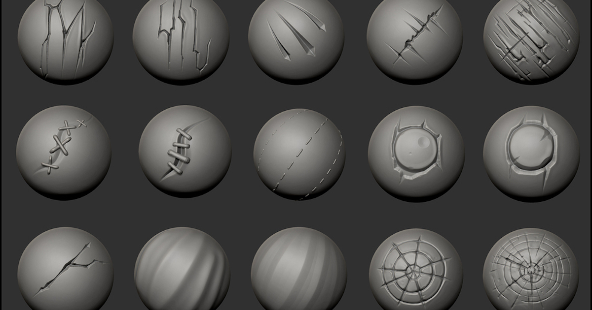best brush for stencil zbrush