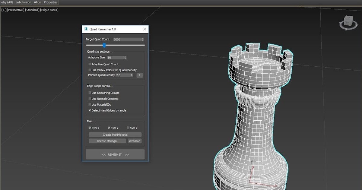 3ds max retopology